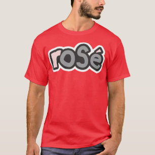 T-shirt Typographie Rose des années 80