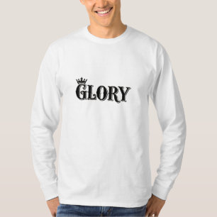 T-shirt Typographie Royale Gloire Vintage Couronne Art