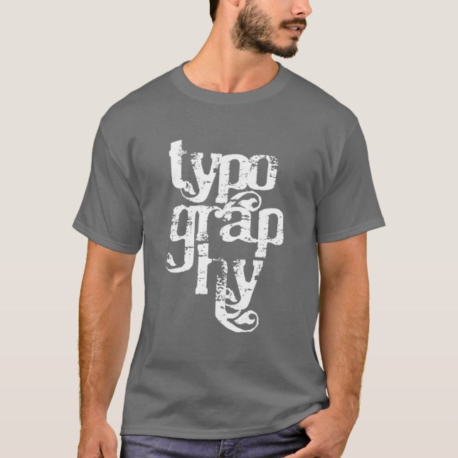 T-shirt Typographie Serif (Devant)