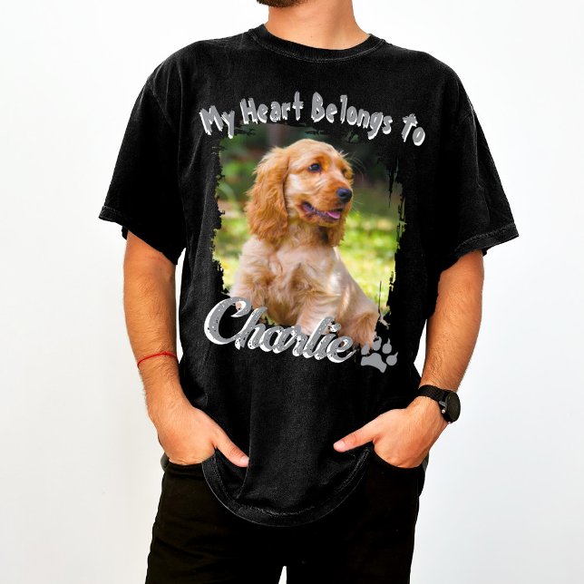 T-shirt Typographie simple et cool pour animal de compagni (Créateur téléchargé)