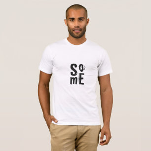 T-shirt Typographie Social Media Cool Black Print