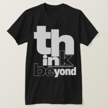 Typographie Streetwear Minimaliste Think Beyond
