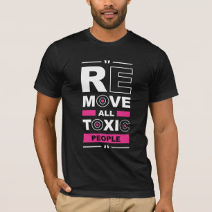 T-Shirt Typographie Supprimer Toutes les Personnes