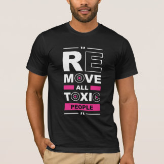 T-Shirt Typographie Supprimer Toutes les Personnes