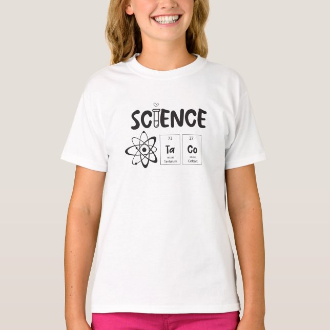 T-shirt Typographie TaCo Science Ludique  (Devant)