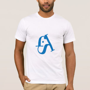 T-shirt typographique de logo des poissons des