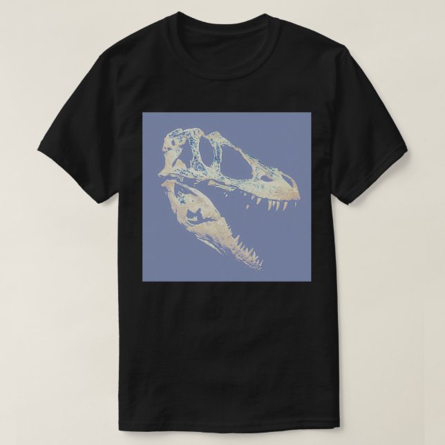 T-shirt Tyrannosaur crâne blanc (Design devant)