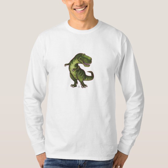 T-shirt Tyrannosaurus Art Tops (Devant)