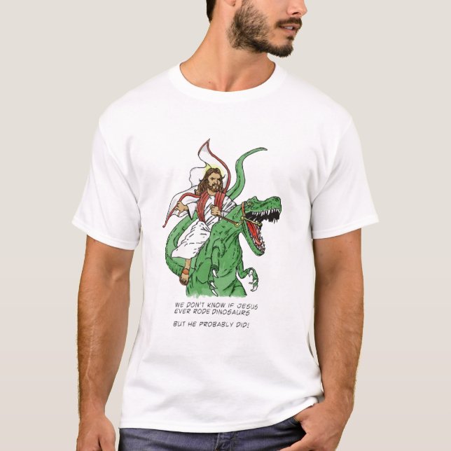 T-shirt Tyrannosaurus Jésus (Devant)