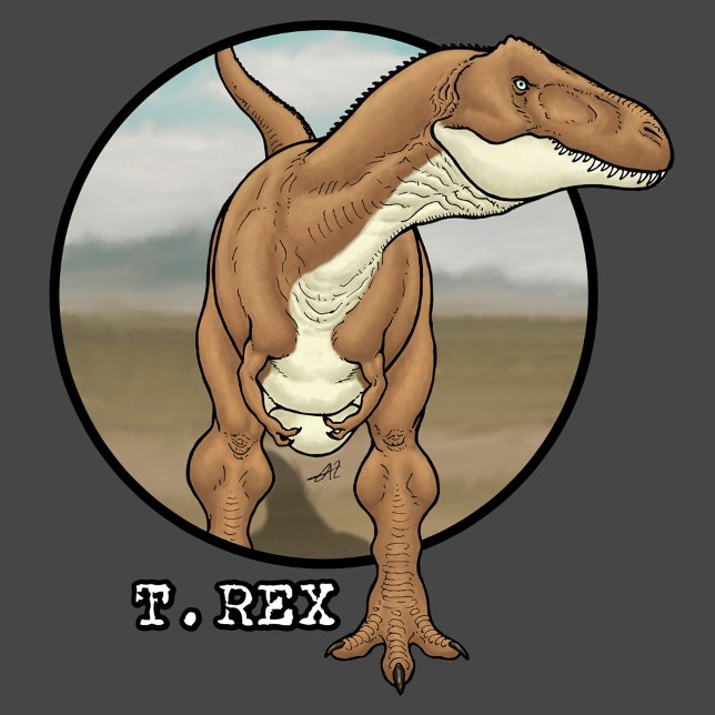 T-shirt Tyrannosaurus rex #1 (Créateur téléchargé)