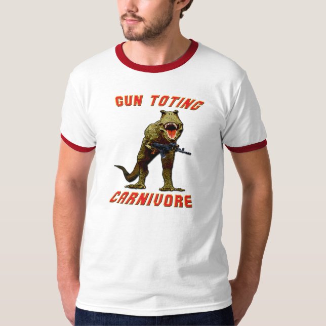 T-shirt Tyrannosaurus Rex avec AK (Devant)