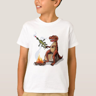 T-shirt Tyrannosaurus Rex Cuisine Nourriture Au-Dessus D'U