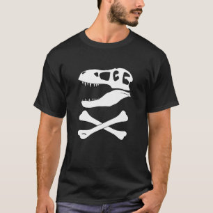 T-shirt Tyrannosaurus rex Jolly Roger