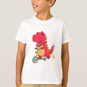 T-shirt Tyrannosaurus rex T-rex Dinosaur équitation Un Sco