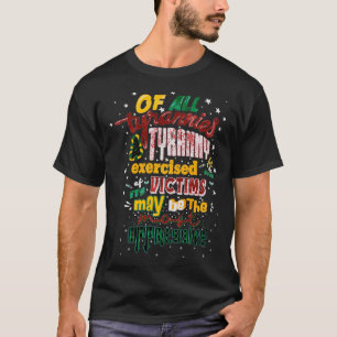 T-SHIRT TYRANTS DE CITES PAR C S LEWIS