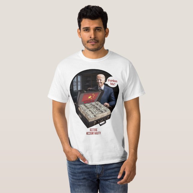 T-shirt TyrantWear : Pardon ? (Devant entier)