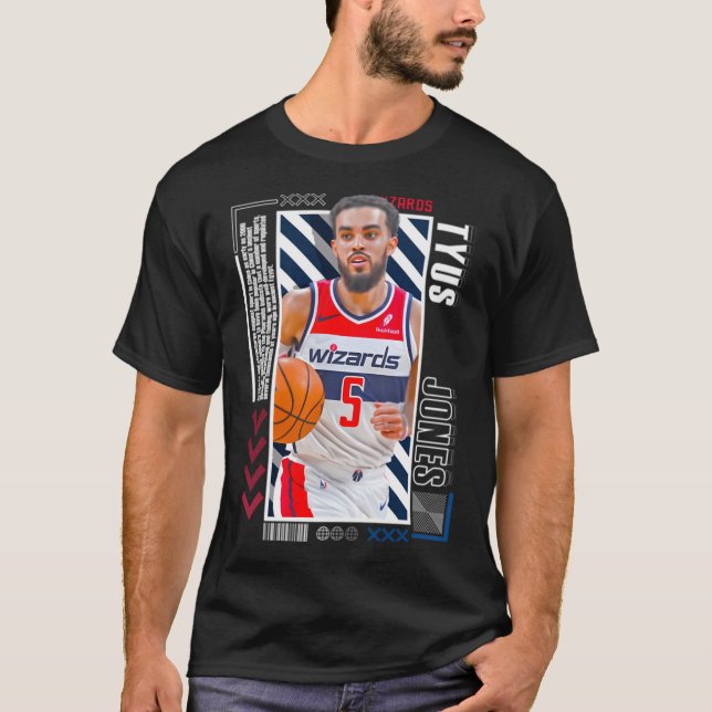 T-shirt Tyus Jones Papier Affiche Version 10 (Devant)