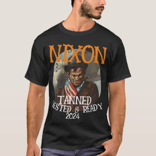 T-shirt TZAR Bronzé Reposé & Prêt NIXON 2028 Président