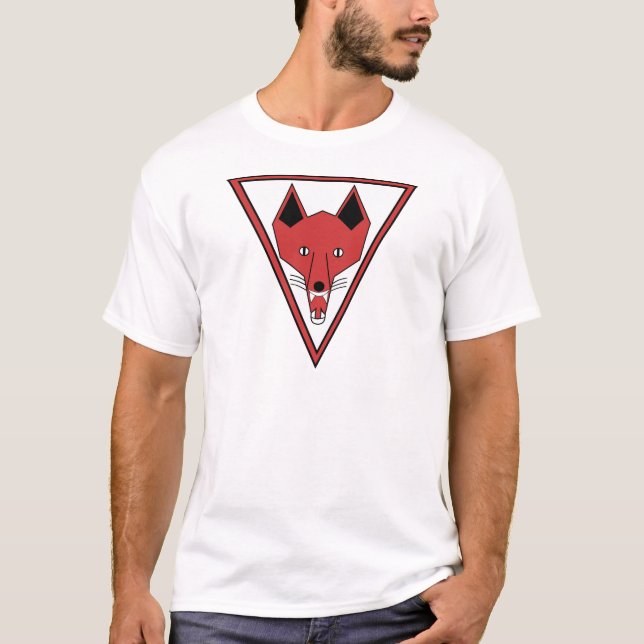 T-shirt U-255 grimaçant le Fox (Devant)