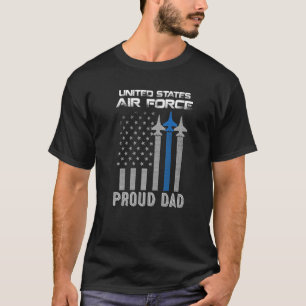 T-shirt U Air Force Proud Papa Proud Air Force Papa Men F