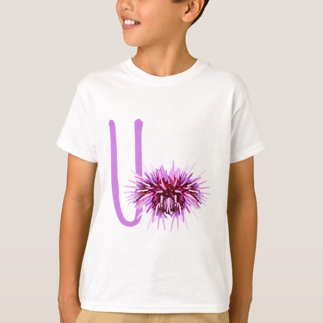 T-shirt U est pour Urchin (Devant)
