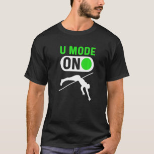 T-shirt U Mode On Pole Jumping Pole Vault