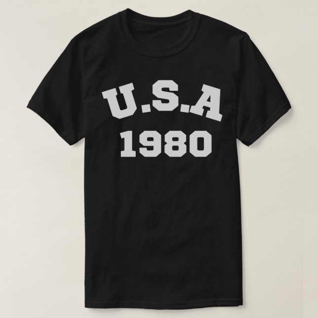 T-SHIRT U.S.A 1980 (Design devant)