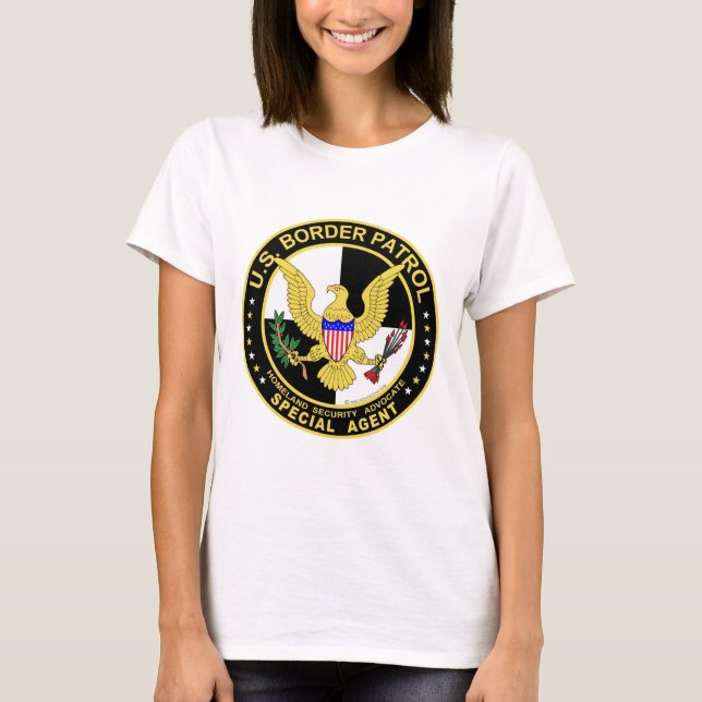 T-shirt U.S. Agent spécial de patrouille de frontière (Devant)