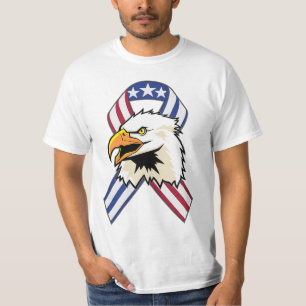 T-shirt U.S. Drapeau patriotique d'Eagle