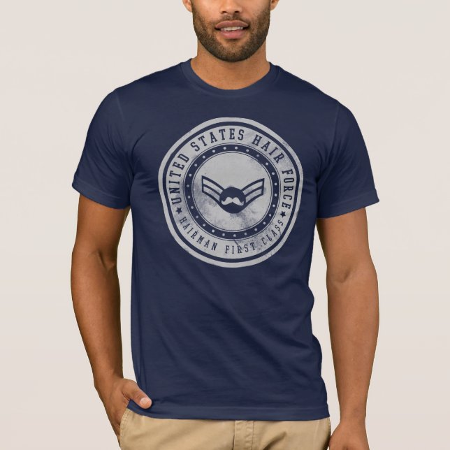 T-shirt U.S. Force de cheveux (Devant)