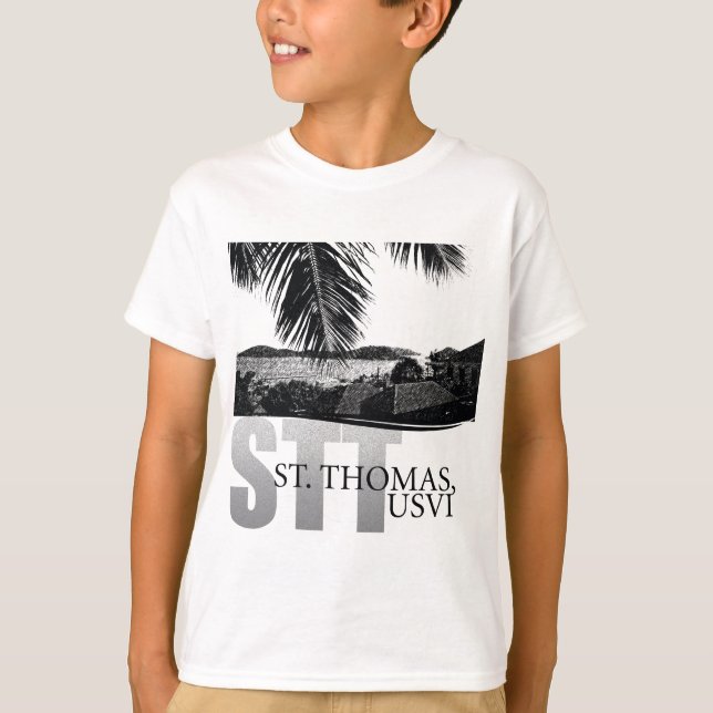 T-shirt U.S. Les Îles Vierges (Devant)