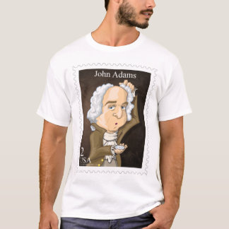 T-shirt U.S. Les Présidents Stamp Shirt #2 Adams