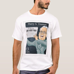 T-shirt U.S. Les Présidents Stamp Shirt #33 Truman