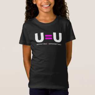 T-Shirt U=U VIH non détectable égale non transmettable