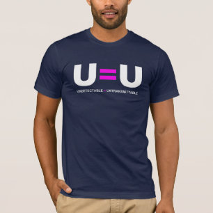 T-shirt U=U VIH non détectable égale non transmettable