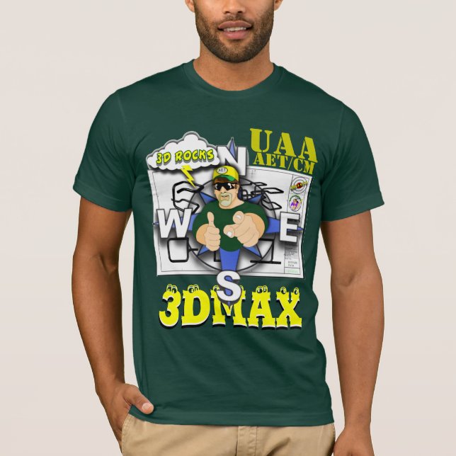 T-SHIRT UAA AET/CM 3DMAX (Devant)