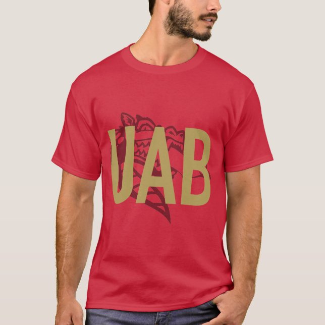 T-shirt UAB Blaze Gold Oversized (Devant)