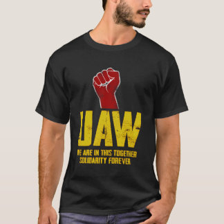 T-shirt Uaw Strike Red Tee United Auto Workers Union Uaw S