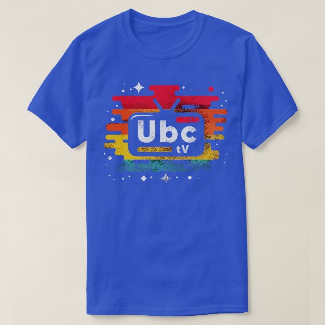 T-shirt UBC TV Home of Night Owls (Design devant)