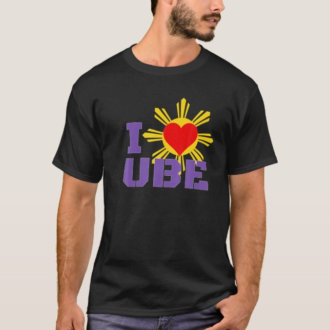 T-shirt Ube Bae I Love Your Way Philippines Filipino Food (Devant)