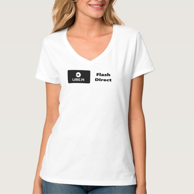 T-shirt Uber Flash e Direct (Devant)