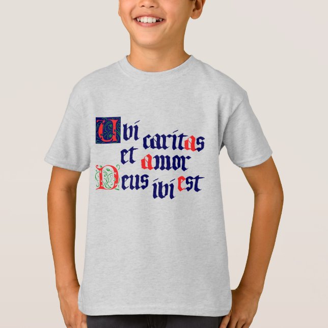 T-shirt Ubi Caritas (Devant)
