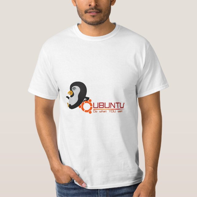 T-shirt Ubuntu, font ce que vous voulez (Devant)