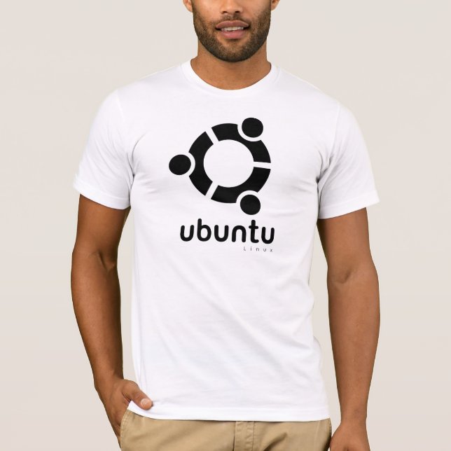 T-shirt Ubuntu Linux Open Source (Devant)