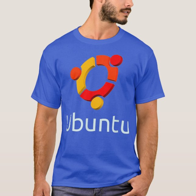 T-shirt Ubuntu Os  Linu Tu Penguin Tee (Devant)