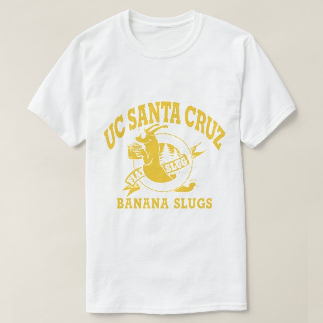 T-shirt UCSC Père Noël Cruz Banana Slugs (Design devant)