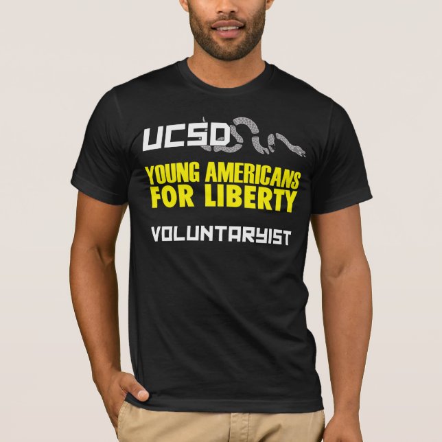 T-shirt UCSD-YAL Voluntaryist (Devant)