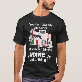 T-shirt Udine Boarding Pass Udine Girl Udine