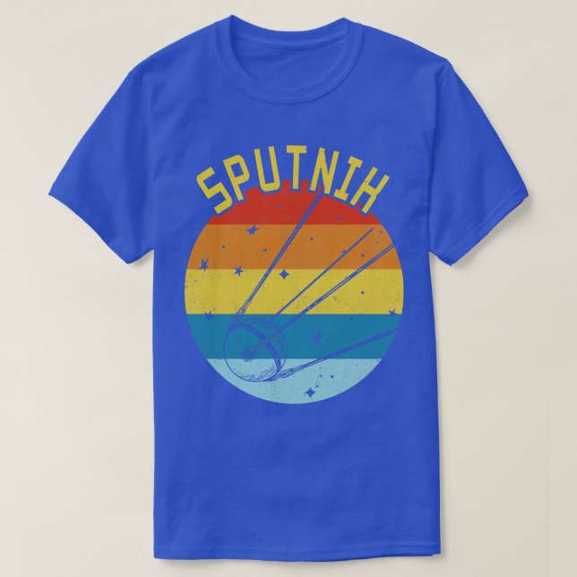 T-shirt UDSSR rétro Spoutnik (Design devant)