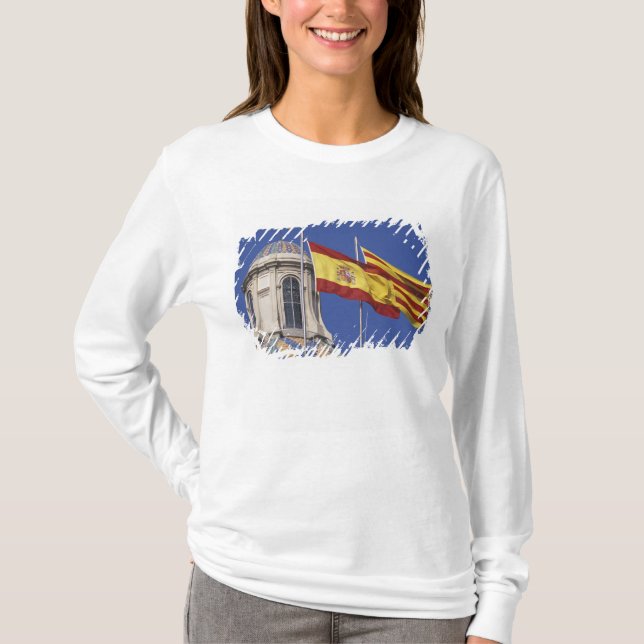 T-shirt UE, Espagne, Catalogne, Palau de la Generalitat. (Devant)